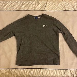 Grey/Gray Nike Crewneck Sweater. Great for fall/winter